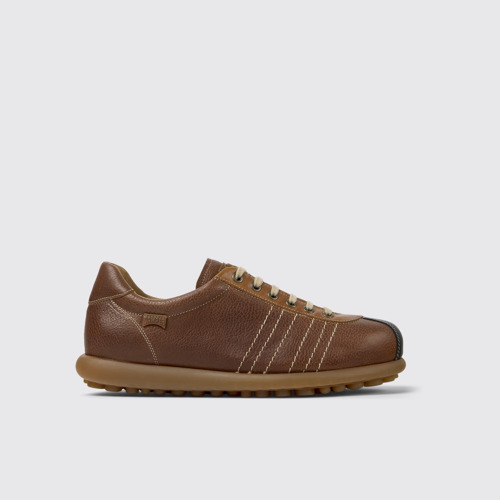 Image of Side view of Pelotas Multicolor Leather Shoes for Men.