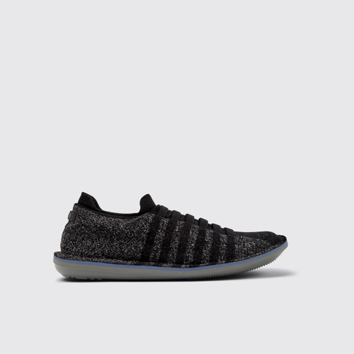 Image of Side view of Beetle Multicolored Recycled PET Knit Shoes for Men.