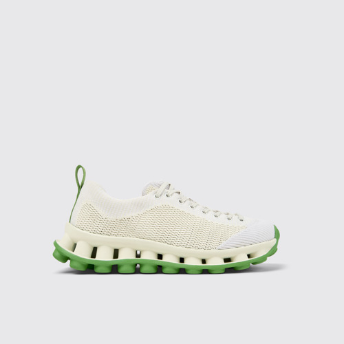 Camper x SUNNEI - PELOTISSIMA Sneakers de tejido blancas y verdes para hombre.