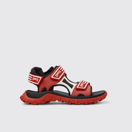 Image of Side view of Drift Trail Sandal Multicolor Recycled PET and Leather Sandals for Men.