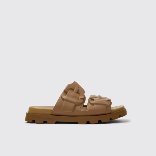 Image of Brutus Sandal Braune Herrensandale aus Synthetik.