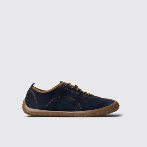Image of Peu Path Sneakers azules de nobuk para hombre.
