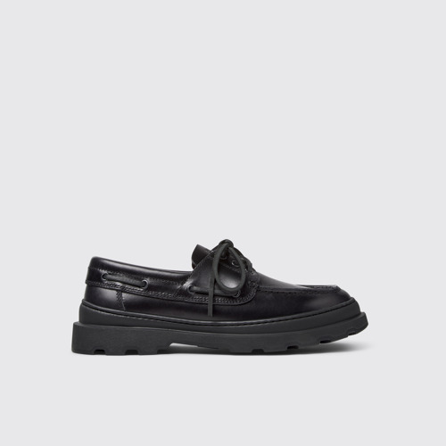Brutus+ Mocassins en cuir noir pour homme.