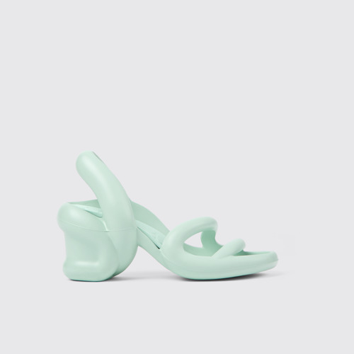 Image of Side view of Kobarah Blue unisex Sandal