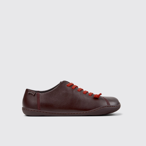 Peu Weinroter Damenschuh aus Leder.