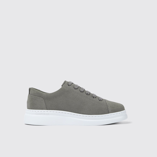 Image of Runner Up Sneaker da donna in nabuk grigia