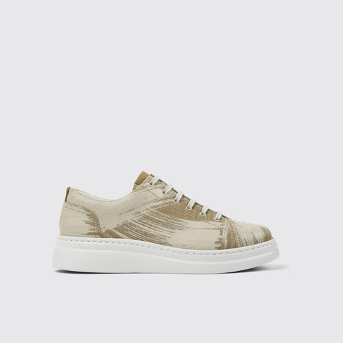 Image of Runner Up Sneakers multicolores de piel reciclada para mujer