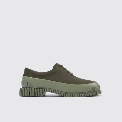 Side view of Pix Green shoes for women
