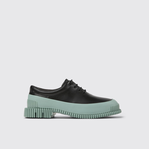Image of Side view of Pix Multicolor Leather Shoes for Women.