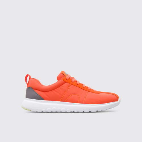 Side view of Canica Orange Sneakers for Women