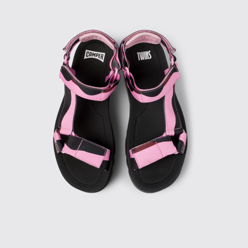 Image of Twins Sandales en textile multicolore pour femme