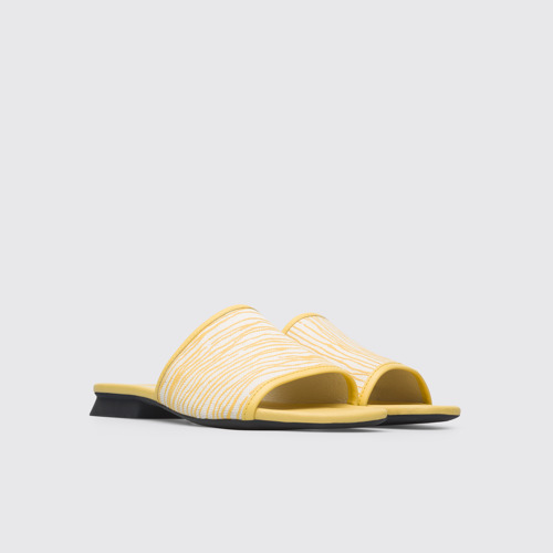 Front view of Twins Multicolored sandal for women