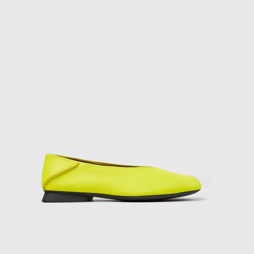Image of Casi Myra Gelbe Damenballerinas aus Leder