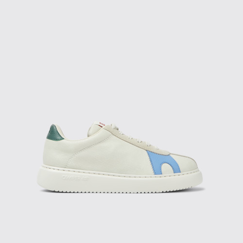 Twins Sneakers blancas de piel sin teñir para mujer