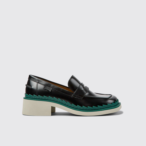Image of Taylor Mocassins en cuir noir pour femme