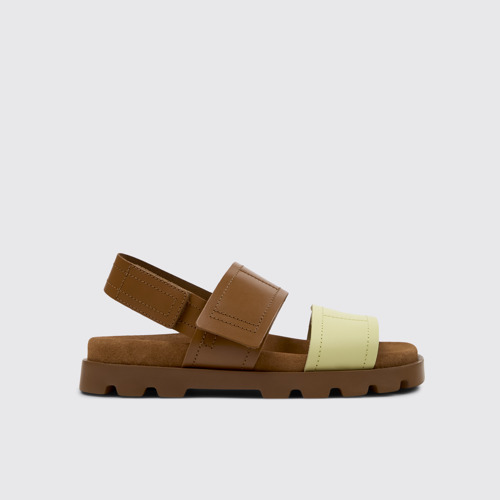 Image of Brutus Sandal Sandalias de piel multicolor para mujer.