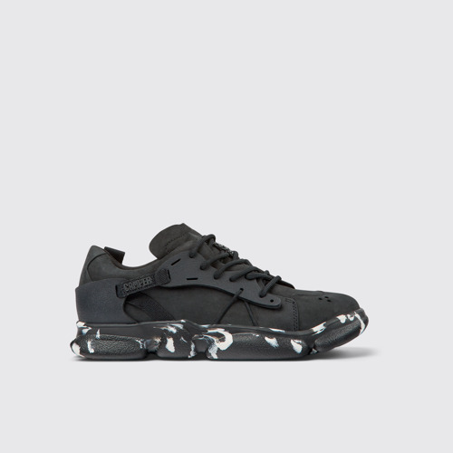 Image of Karst Sneaker de nobuk/tejido negra para mujer