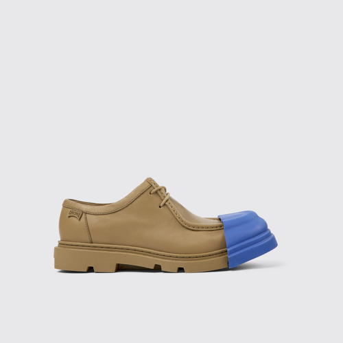 Side view of Junction Brown Leather Wallabee for Women