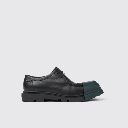 Junction Zapatos de piel negra para mujer
