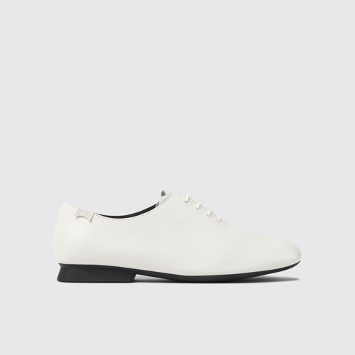Image of Casi Myra Zapatos de piel blancos para mujer