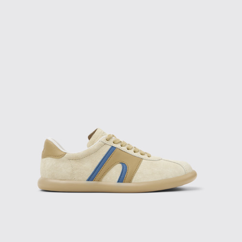 Image of Pelotas Soller Sneakers de nobuk multicolor para mujer.