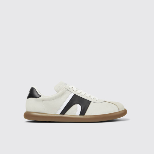 Image of Side view of Pelotas Soller Multicolor Leather Sneakers for Women.