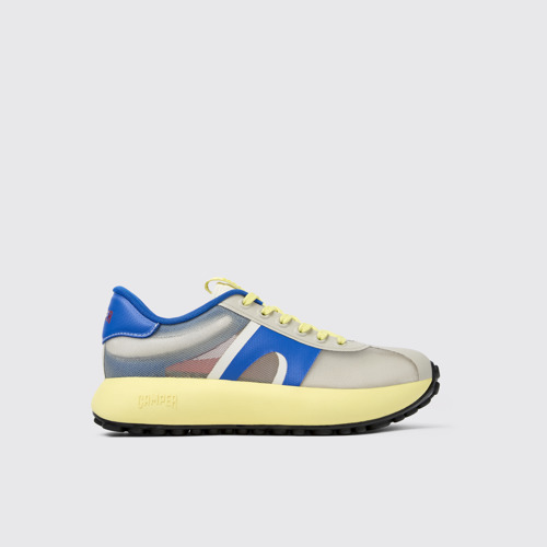 Side view of Pelotas Athens Gray Textile Sneaker for Women