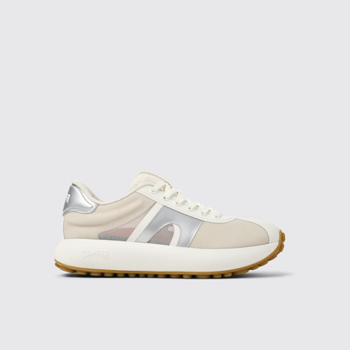 Image of Side view of Pelotas Athens Multicolor Stitch-Free Women's Sneakers.