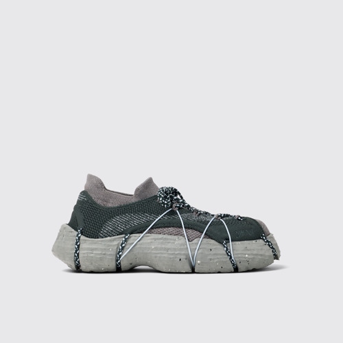 Image of Side view of ROKU Gray Sneaker for Women