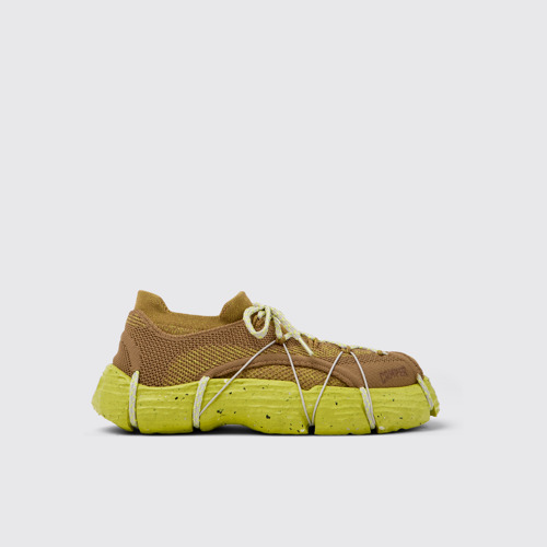 Image of Side view of ROKU Brownish yellow Sneaker for Women