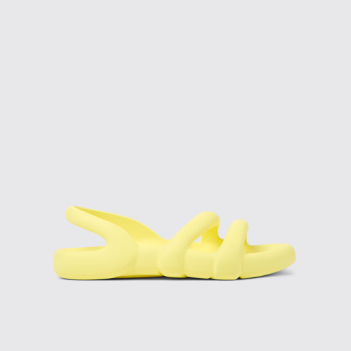 Image of Kobarah Flat Sandalia unisex amarilla