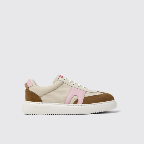 Runner K21 Sneakers de tejido multicolor y nobuk para mujer.