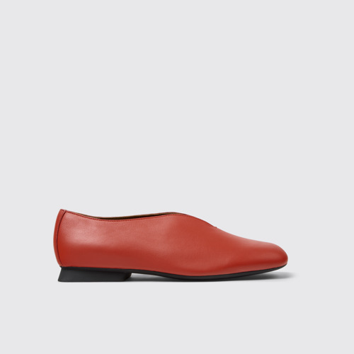 Image of Casi Myra Zapatos de piel roja para mujer.