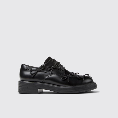 Image of Dean Zapatos negros de piel para mujer.