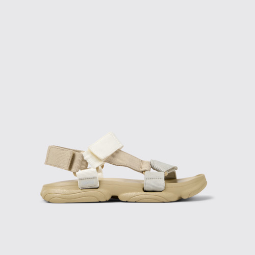 Image of Side view of Karst Sandal Multicolor Recycled PET Sandals for Women.