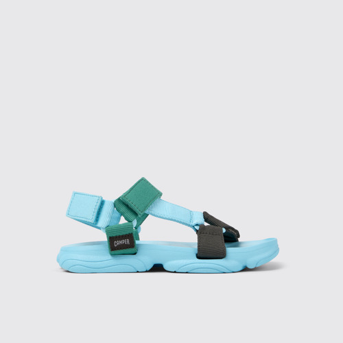 Image of Karst Sandal Mehrfarbige Damensandalen aus recyceltem PET.