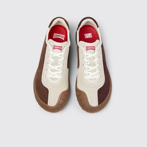 Image of Twins Sneakers de nobuk multicolor para mujer.