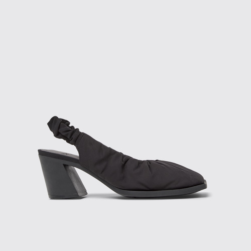 Karole Chaussures semi-ouvertes en textile noir pour femme.