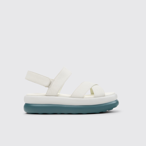 Pelotas Flota Up Sandales en cuir blanches Pour femme.