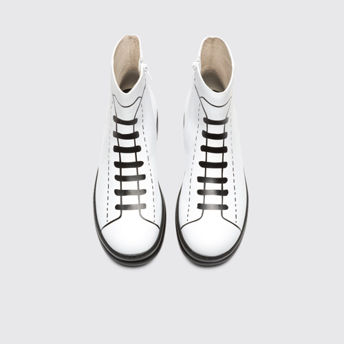 Overhead view of Twins White Sneakers for Men