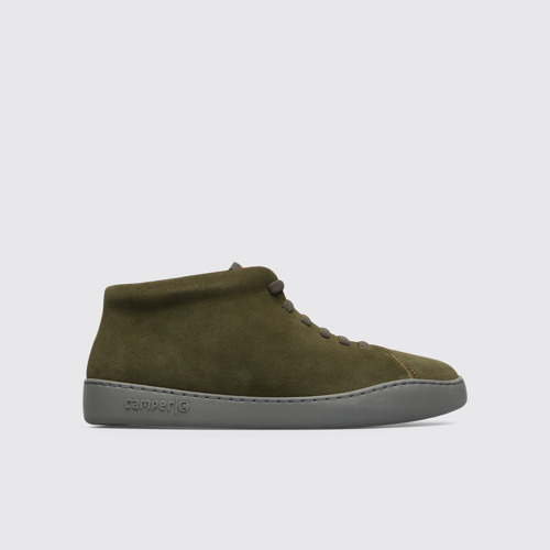 Side view of Peu Touring Green ankle boot for men