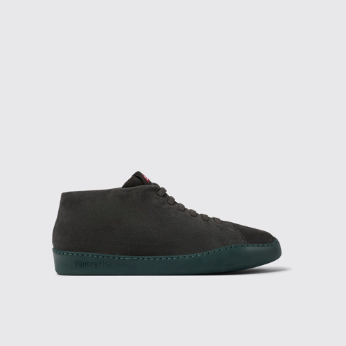 Image of Peu Touring Baskets en nubuck gris pour homme
