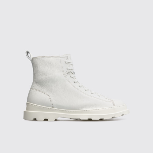 Side view of Brutus White boots for men
