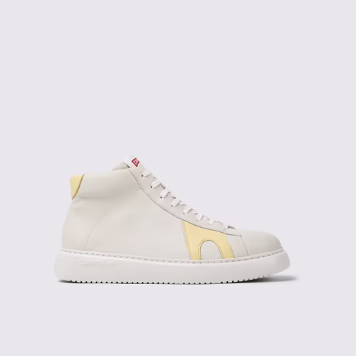 Side view of Runner K21 Multicolor Leather Sneaker Boots for Men.