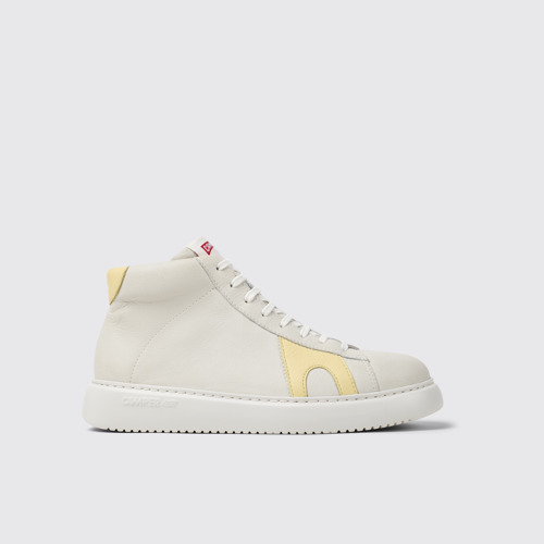 Image of Side view of Runner K21 Multicolor Leather Sneaker Boots for Men.