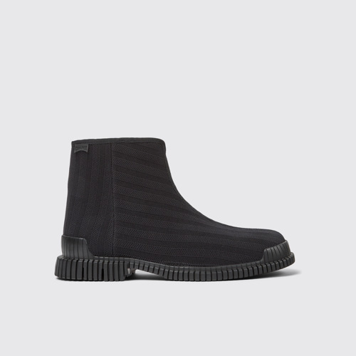 Image of Pix TENCEL® Bottes noires en TENCEL™ Lyocell pour homme