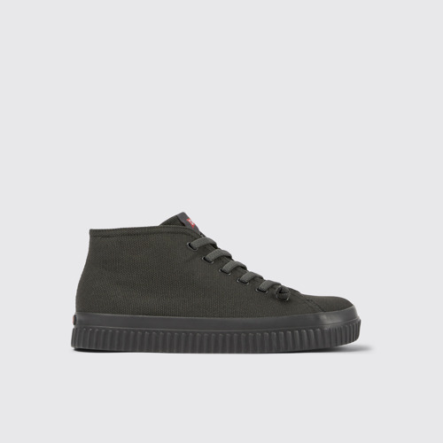 Image of Peu Roda Sneakers grises de algodón reciclado para hombre