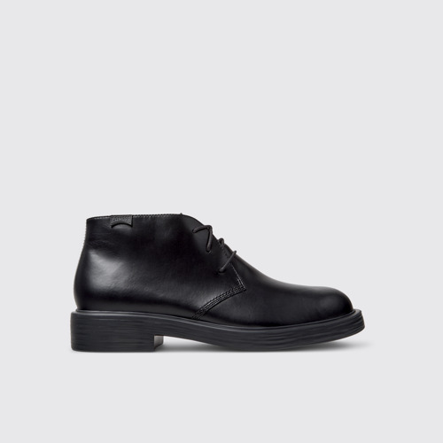 Image of Dean Schwarze Herrenstiefelette aus Leder