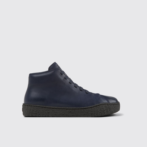 Image of Peu Terreno Desert boot de piel azul para hombre