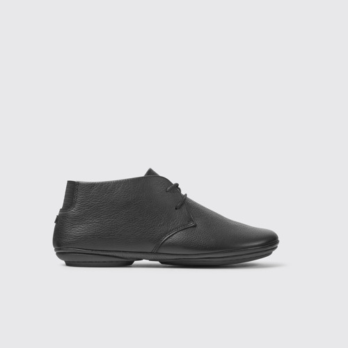 Image of Side view of Right Black Ankle Boots for Women